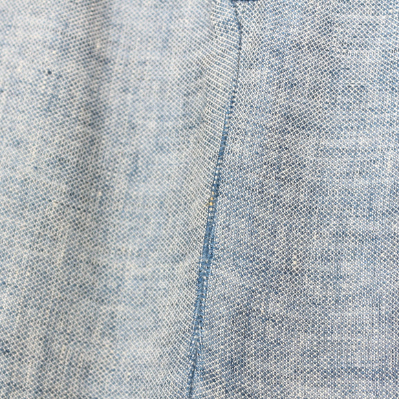 Trenery Light Blue Pure Linen Straight Skirt with Pockets – Size 10