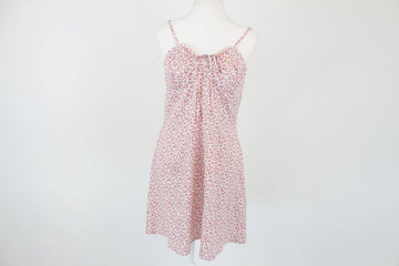 Pink Floral Mini Dress | Size M | Pre-Loved