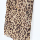 Leopard Print Satin Slip Midi Skirt – Size L-2