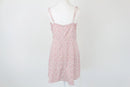 Pink floral mini dress - M-4