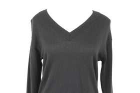 Country Road merino wool v-neck jersey - black - XS - 0