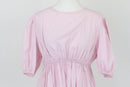 Babydoll pin dress with tie-up detail at the back - M-2