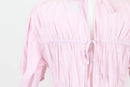 Babydoll pin dress with tie-up detail at the back - M-5