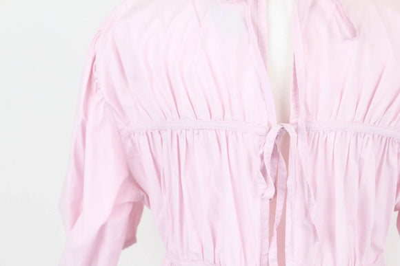 Babydoll pin dress with tie-up detail at the back - M