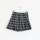 Factorie black and white plaid mini skirt - 8-1