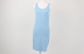 Country Road baby blue ribbed bodycon dress - XS