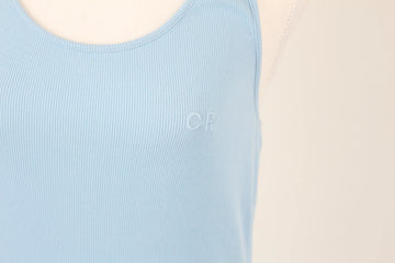 Country Road Baby Blue Ribbed Bodycon Dress | Size XS | Pre-Loved - 0