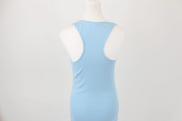 Country Road baby blue ribbed bodycon dress - XS