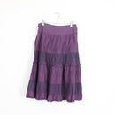 Woolworths Purple Broderie Anglaise Midi Skirt – Size 10-1