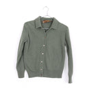 Lyle & Scott Sage Green 100% Super Lambswool Cardigan – Size XS-1
