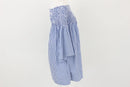 ZARA blue and white stripe off-the-shoulder dress - XS-3