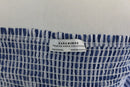 ZARA blue and white stripe off-the-shoulder dress - XS-5