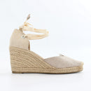 Woolworths Cream Lace-Up Ribbon Tie Espadrilles – Size 7-1