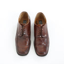 Jonathan Drake Tan Genuine Leather Apron-Toe Derby Dress Shoes – Size 9-3