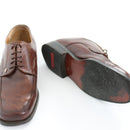 Jonathan Drake Tan Genuine Leather Apron-Toe Derby Dress Shoes – Size 9-5