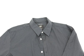 H&M slim fit polka dot shirt - L - 0