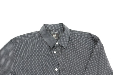 H&M Slim-Fit Polka Dot Shirt | Size L | Pre-Loved - 0