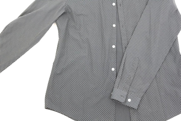 H&M slim fit polka dot shirt - L