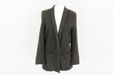 Earth Addict Grey Tailored Blazer | Size 32 | Pre-Loved