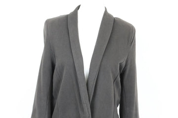 Earth Addict Grey Tailored Blazer | Size 32 | Pre-Loved - 0