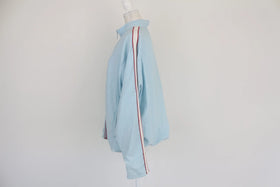 Baby blue with red and white stripes sports jacket - XL - 0