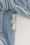 Old Khaki blue striped jumpsuit - 12-3