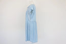 Old Khaki lightweight faded demin dress with embroidery details - 12-2
