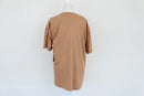 Roxy brown t-shirt with palm tree print - XS-3