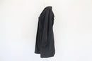Black soft touch trench coat - no belt - 14-2