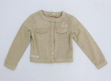 Earthchild Beige Denim Jacket | Ages 3–9 | Brand New - 0