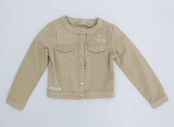 Earthchild beige denim jacket