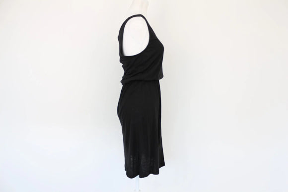H&M black classic dress - S