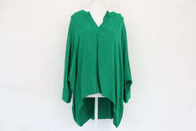 Green viscose blouse