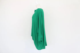 Green viscose blouse - 0