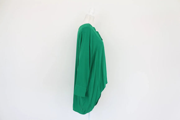 Green viscose blouse