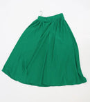 Truworths green chiffon midi skirt-1