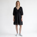 Cotton On Black Crepe V-Neck Dress | Size XS | Pre-Loved-2