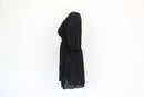 Cotton On black crepe v-neck dress - XS-2