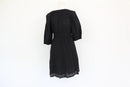 Cotton On black crepe v-neck dress - XS-3