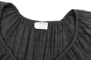 Cotton On black crepe v-neck dress - XS-5