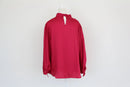 Truworths cherise pink satin blouse-3