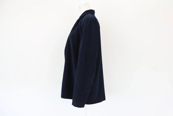 Vintage midnight blue coat - L