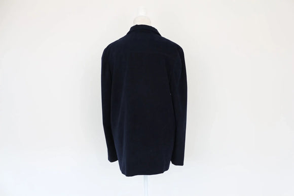 Vintage midnight blue coat - L