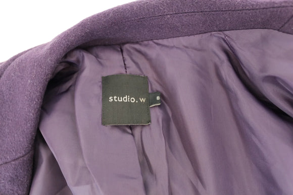 Studio. W purple coat - 8