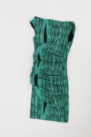 Country road green and black printed bodycon dress - XXS-3