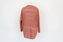 Pink open-knit jersey - M-4