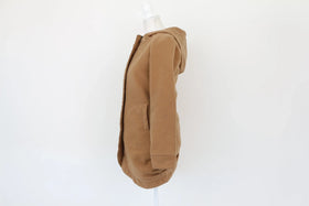 Tan coat with hood - M - 0