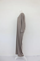 Light grey maxi dress with open back - XL-2