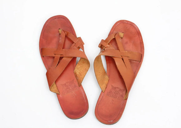Genuine leather sandals - 8
