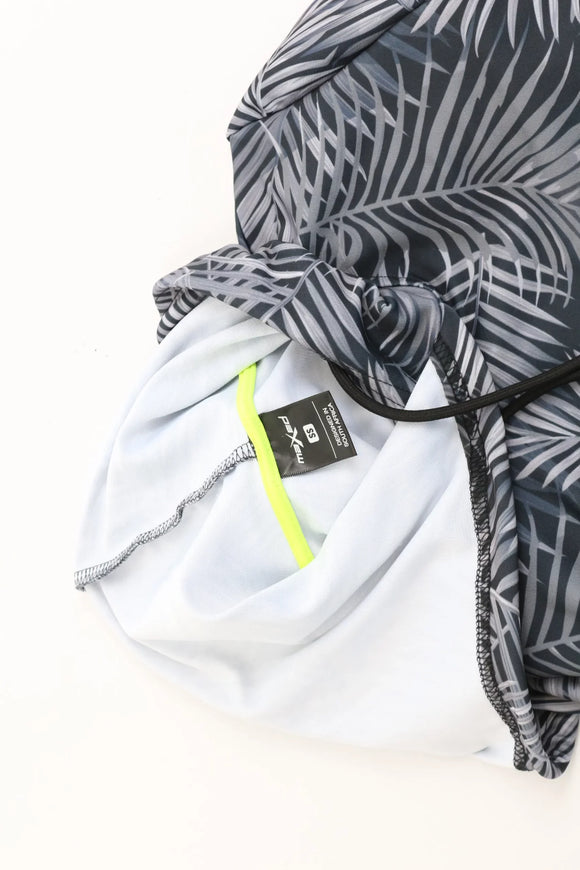 Maxed grey palm tree hoodie - XS